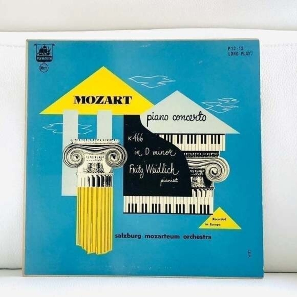 LP W. A. Mozart, Fritz Weidlich - Piano Concerto K 466 In D Minor Vinyl Record